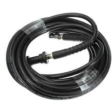 a power steering hose transmits fluid under pressure from the